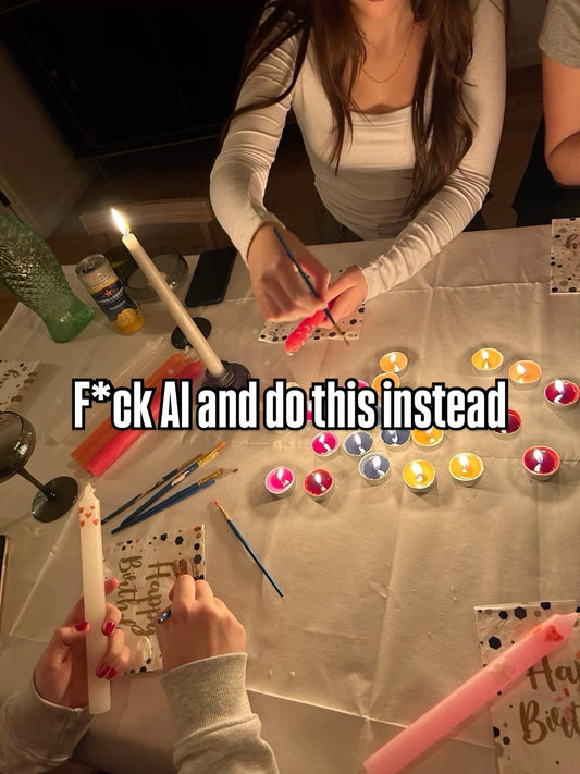 Hot Girls Have Hobbies™ DIY Candle Painting Kit | Girls Night | Game Night | Date Night