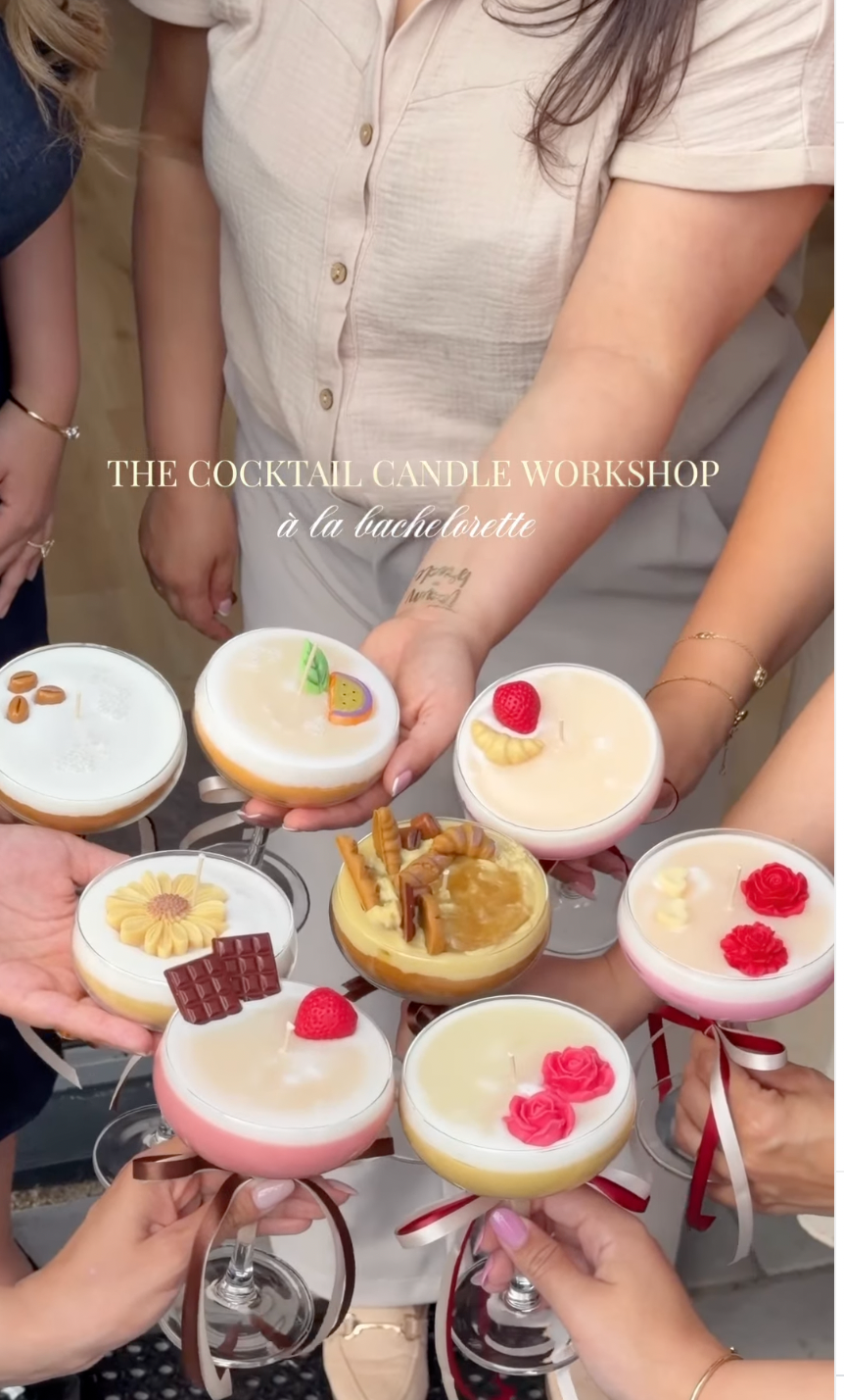 THE COCKTAIL CANDLE WORKSHOP 🍸