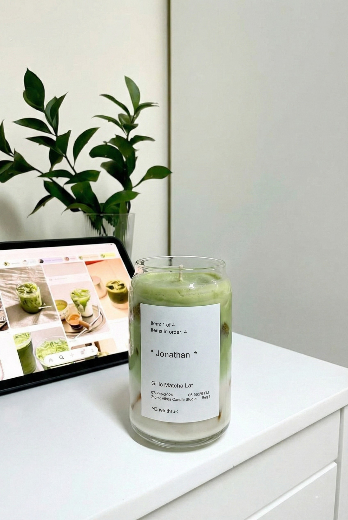 MATCHA LATTE CANDLE
